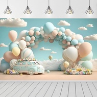 3D Balloon Arch Flower Background for Photoshoot Baby Birthday Party Decoration Wedding Bridal Showe