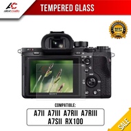 sony A7ii A7iii A7Rii A7Riii A7Sii A7Siii RX100 RX100iv RX1000i ZV1 LCD Tempered Glass Anti-Scratch 
