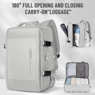 Ae1 40L travel backpack expandable cabin size bagpack 180° wide open 16 inch laptop bagpack luggage 
