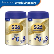 [Bundle of 2] Wyeth S-26 Gold Progress Stage 3 Growing Up Milk Formula 900g