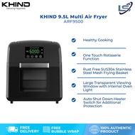 KHIND 9.5L Multi Air Fryer Oven ARF9500 | 6 Pre-set Program | High Speed Air Circulation Technology | Touch Control