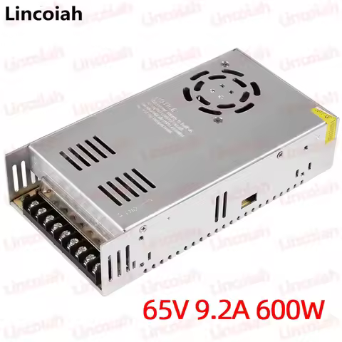 Switching Power Supply 65V 600W SMPS CNC Adjustable Voltage for WZ6012