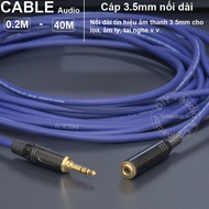 3.5 extension cord 0.1 to 10 meters - DIY 3.5mm stereo extension cable