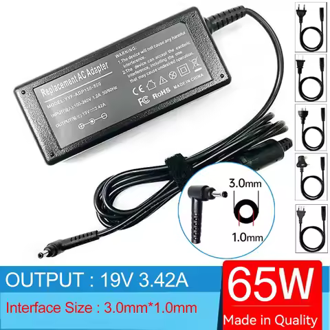19V 3.42A Laptop AC Adapter Charger for Acer SWIFT SF314-51 SF514-51 SF315-51 SF315-41 SF314-52G SF3