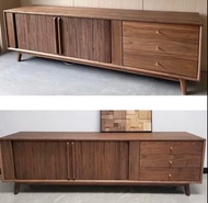 BiGi 美國黑胡桃木全實木電視櫃 #11  Solid Black walnut Tv board