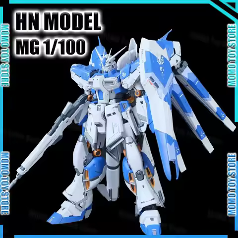 In Stock HN Model 1/100 MG RX-93-ν2 Hi ν RG Enlarged Version Assembly Model Kits Plastic skeleton An