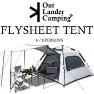 OUTLANDER Khemah Camping Automatic Tent Camping Flysheet Kemah Camping Tent Waterproof Tent