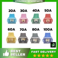 【YW SPARE PARTS】PROTON WIRA/PERDANA MAIN FUSE 20A 30A 40A 50A 60A 70A