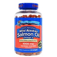 PURE ALASKA OMEGA - 100% 天然野生阿拉斯加三文魚油Omega-3 1000mg 210粒(平行進口貨)