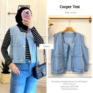 Cooper Vest Women's Jeans Vest/ Women's Vest Women's Jeans Blazer