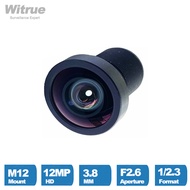 【In-Stock】 Witrue Hd 12mp 3.8mm Cctv Lens 1/2.3 Inch F2.6 4k Hfov No Distortion For /for Sj7 Cameras