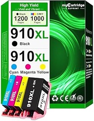 910XL Ink Cartridges for HP Printers Replacement for HP 910 Ink HP 910XL Ink Cartridges Combo Pack f