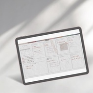 2023 電子手帳| 基本版| 方格週計畫| 護眼灰