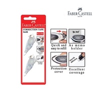 Faber Castell Correction Tape Refill / Glide Correction Tape Refill 5mm x 6m (2 Pcs/pck) 169103