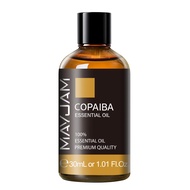 Copaiba Essential Oil 30ML/ 1.01FL.OZ, MAYJAM Pure Copaiba Oil for Massage, Diffuser, Soap Making, L