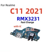 For Realme C11 2021 RMX3231 Original Charging Port Board