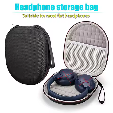 【1PC SoundPEATS Space/Edifier Wireless Bluetooth Noise Cancelling Headphones EVA Carrying Storage Ca