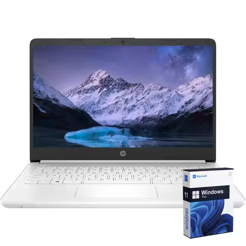 HP 14" Business Laptop,Intel Celeron N4120,16GB RAM,320GB Storage(64GB eMMC+256GB SD Card),Windows 1