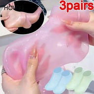 Silicone Moisturizing Anti Cracking Dead Skin Foot Socks - Reusable Gel Stocking Protective Feet Cov
