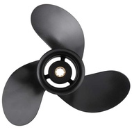 Marine Propeller 48-828156A12 Upgraded Aluminum Outboard Propeller 6/8/9.9/10/15HP for Mercury Outbo