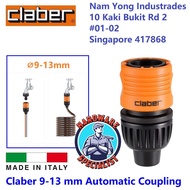 Claber 9025 Automatic Coupling for 9-13 mm Hose / Hose Connector