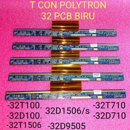 tcon t con tikon logic tv led polytron pld 32t100 32d100 32t1506 32d1506 32d9505