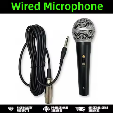 Wired Handheld Dynamic Microphone Karaoke Home karaoke Singing Stage Live Streaming Professional Wir