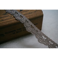 Cheap Zone~WF49 Light Brown 1.6cm Elastic Lace 1998cm Reward Price~Super Cost-Effective  (Length * 1