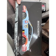 Mini Cut MINICHAMPS PORSCHE 911 GT3 RSR 24H LE MANS 2006 1/18 gulf Color Matching Bay Oil Color Matc