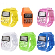 ✿ Fad Children Silicone Date Multi-Purpose Kids Electronic Calculator Wrist Watch
