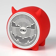 EWA A101 ポータブルスピーカー Bluetooth 小型スピーカー ミニスピーカー 手乗りスピーカー［超小型/大音量］ボータブル ワイヤレス コンパクト おうちでフェス気分 〜手乗り小悪魔スピーカー〜 (レッド)