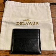 DELVAUX全新真品黑色卡包