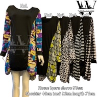 8028 blouse / baju borong murah