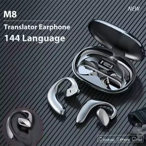 M8 Translation Headphones 144 LaM8 Translnguages instant Translate Smart Voice Translator Wireless B