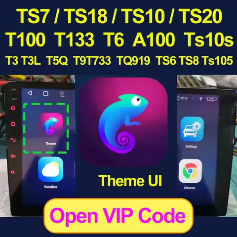 Theme UI Code For Toparea Car Android for Topway TS7 TS18 TS10 TS10S TS20 T100 T133 T6 A100 T733 TQ9