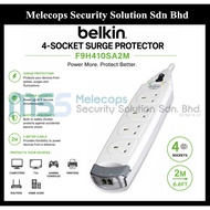 BELKIN F9H410SA2M Surge Protector 4 Gang Extension Socket With 2m Cable