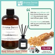 Aroma Sense Frankincense Scent Reed Diffuser Refill (250ml) Fresh &amp; Long Lasting Fragrance, Aromatherapy Essential Oil