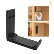 Foldable Universal Headset Headphone Hanger Hook Holder Under Desk Mount Stand Aluminum Alloy for Home Studio Office