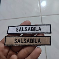 Custom Embroidered Name Bet Uniform | Size 1.8x8.5 cm | Model 15 Embroidery