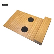 Couch Cup Holder Wood Multifunction TV Remote Holder Furniture Storage Bag Multi Foldable Couch Tray
