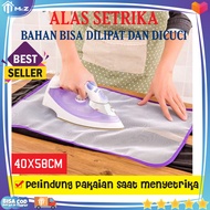 ALAS SETRIKA Baju Bahan Kain Jaring 40X58cm Warna Random - Alas Setrika Anti Lengket - Tatakan Setri