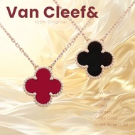 【18K Gold/100% Ori】Van Cleef & Arpels four-leaf clover necklace 18K rose gold/Van Cleef necklace