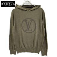 Louis Vuitton Kim Jones era RM161Q KC5 H9N40W 棉絲 LV 刺繡派克大衣 S 碼 [二手]
