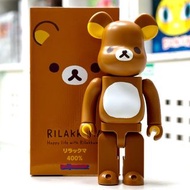 全新未開封  BE@RBRICK 400% BEARBRICK Rilakkuma 鬆弛熊 棕色熊 現貨