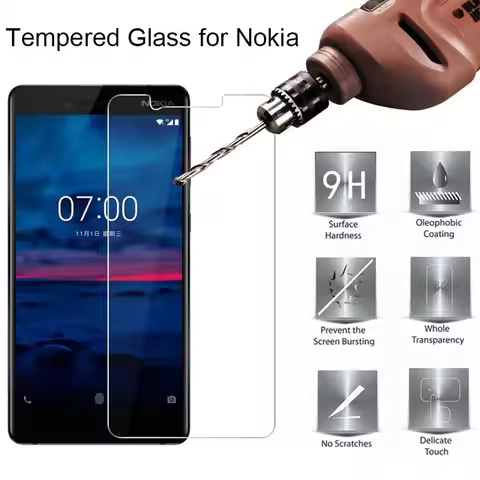 Tempered 3.1 5.1 2.1 Toughed Screen Protector For Nokia X6 6.1 Plus 7.1 Anti Scratch Protective Film