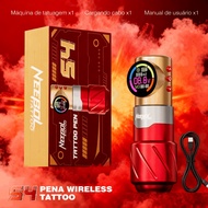 Tattoo Machine Pen 4.0MM 2000mAh  S4 Professional Wireless Coreless Motor for Tattoo Artists with LC