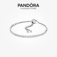 Pandora Sparkling Slider Tennis Bracelet (Adjustable)