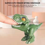 FEETSMART 1pcs Finger Biting Dinosaur T-Rex Jurassic World Snap Squad Fun Interactive Toy Tricky Bit