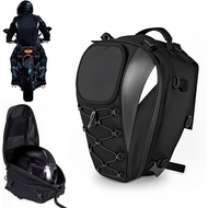 Large Capacity Motorcycle Backpack Waterproof Helmet Bag Travel Riding Rear Seat Bag for Bikers