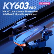 Mainan Drone KY603 Pro Drone 4K Dual Camera Mini Drone Kamera